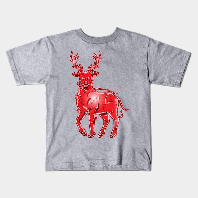 Redstag without lettering Kids T-Shirt by RedStag